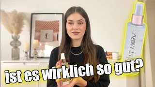 ST. MORIZ SELBSTBRÄUNER Spray Gesicht / Live Test + Review 😱/😍| Jil Schrödel