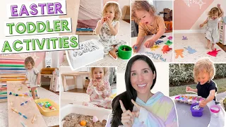 9 BEST Easter Activities for Toddlers + Preschoolers: Simple, Indoor, At Home [+FREE PRINTABLE!]