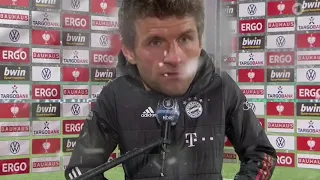 „Natürlich haben sie gelacht!“ || Thomas Müller Interview-Moment des Jahres 😂