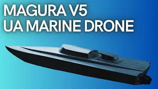 The new Ukrainian maritime drone MAGURA V5 was presented at the exhibition in Turkey