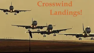 Crosswind Landings in Big Jets