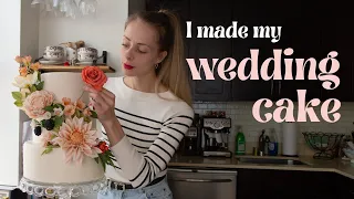 How I Made My Wedding Cake! (The Ups, the Downs and Everything in Between)