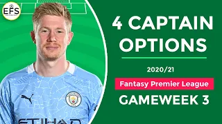 FPL GAMEWEEK 3: CAPTAIN OPTIONS | Fantasy Premier League 2020/21