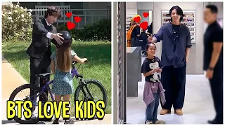 BTS Cute Moments With Kids