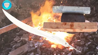 Knife Making: Long Knife Making Process.