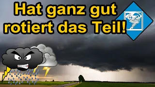 "Ganz ordentliche Gewitterzelle" über Oberschwaben, 19. Mai | Wetteraction 2019