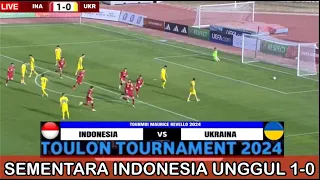 🔴LIVE INDOSIAR . INDONESIA VS UKRANIA . TOULONE CUP 2024 KEMENANGAN PERDANA TIMNAS INDONESIA U-20