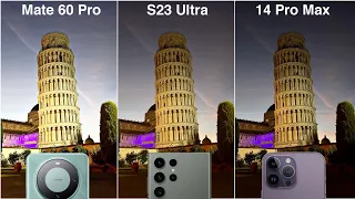 Huawei Mate 60 Pro vs Samsung Galaxy S23 Ultra vs iPhone 14 Pro Max Camera Test