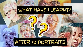 35 lessons I learnt from painting 30 Faces in 30 Days