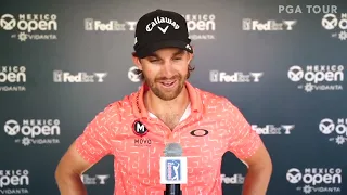 Patrick Rodgers Saturday Interview 2022 Mexico Open at Vidanta