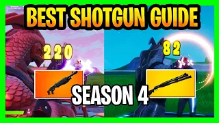 Season 4 Best Shotgun Fortnite Season 4 Shotgun Guide All Damage Numbers Combat Vs Pump Vs Charge