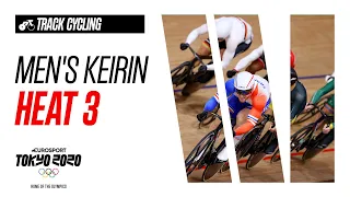 Track Cycling Men's Keirin | Round 1 Heat 3 Highlights | Olympic Games - Tokyo 2020