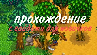 прохождение stardew valley с гайдами для новичков жев словил свою первую рыбу