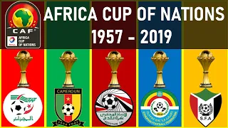 AFRICA CUP OF NATIONS • ALL WINNERS 1957 - 2019 • AFCON WINNERS LIST