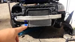 audi TT 180 front ic how to install