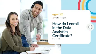 How to enroll in Amazon's Data Analytics Certificate through Pathstream?