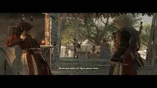 Assassin's Creed 4 Black Flag Черный Флаг прохождение 45 Горе Аптона  Королева пиратов и король дура