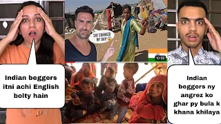 Indian beggars Speaking English with foreigner | Foreigner got shocked by indian beggars hospitality