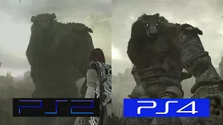 Shadow Of The Colossus | PS2 VS PS4 | GRAPHICS COMPARISON | Comparativa