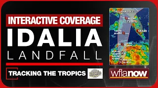#BREAKING: IDALIA MAKES LANDFALL | Wobble Tracker, Interactive Hurricane Q&A | Tracking the Tropics