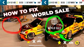 HOW TO FIX WORLD SALE IN CAR PARKING MULTIPLAYER 2024 | GIVEAWAY 25 anime cars