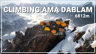 Climbing Ama Dablam