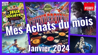 #175 - MES ACHATS DU MOIS - Janvier 2024, Jeux Vidéos, Vinyles, BD, Lego
