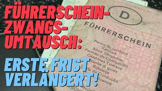 Führerschein-Zwangsumtausch: Verkehrsministerkonferenz verlängert die erste Frist!
