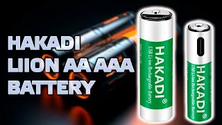 HAKADI Li Ion Batteries - AA and AAA 1.5 Volt, USB C Charging, Honest Test