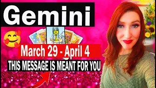 GEMINI SUDDEN CHANGES HAPPENING FAST GET READY FOR THIS! MARCH 29 TO APRIL 4