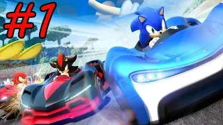 Team Sonic Racing - Walkthrough - Part 1 - The Mysterious Invite 1-1 (PC HD) [1080p60FPS]