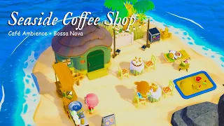 ACNH BGM 🌊 𝐒𝐞𝐚𝐬𝐢𝐝𝐞 𝐂𝐨𝐟𝐟𝐞𝐞 𝐒𝐡𝐨𝐩 🏝️ Animal Crossing Music with Waves Ocean Sounds + Lofi chill to Work