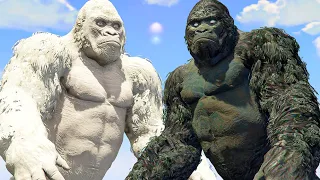 King Kong Vs White King Kong Vs Ramen Rider - Epic Battle