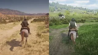 Red Dead Redemption 2 - Riding Across the Map