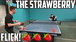 THE DEADLY STRAWBERRY FLICK | TABLE TENNIS 🍓🍓🍓