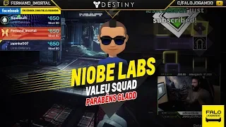 🔵 🎮 DESTINY 2 | NIOBE LABS NÍVEL 1-6 7 50% - BOOA SQUAD - Parabéns Gladd