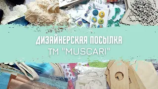 Обзор дизайнерскй посылки от ТМ Muscari / Скрапбукинг