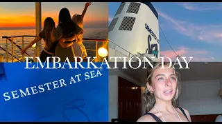 Embarking on Semester At Sea: travel with me, unpack and cabin tour