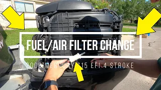 Part 2: 2008 Mercury 115 4 Stroke EFI Fuel & Air Filter Change and Fuel Line Deterioration!! How-to