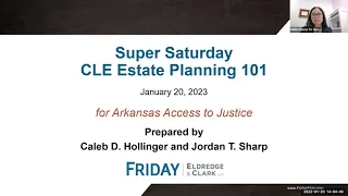 Super Saturday CLE: Estate Planning 101