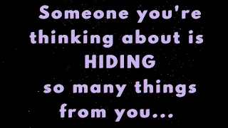 Angels say A person you're Thinking about is Hiding so many things from you..|Angels say|Angel says|