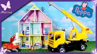 Peppa Pig fairy tale 🏠 new huge Peppa house 🏠 new adventures in Polish