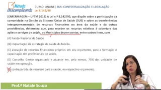 QUESTÕES COMENTADAS   LEI 8 142 90