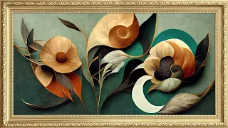 Autumnal Reverie Painting 4K - 1 Hours Framed Painting - Wallpaper Tv Art