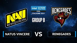 CS:GO - Natus Vincere vs Renegades [Inferno] Map 1 - IEM Cologne 2021 - Group B