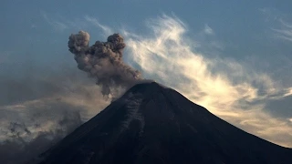 Time Lapse: Eruptions From Mexico's Colima Volcano