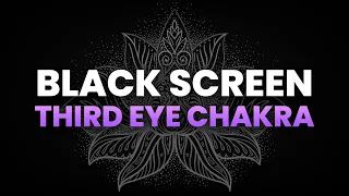 DEEP SLEEP | Third Eye Chakra | Binaural Beats | Black Screen [8 Hours]