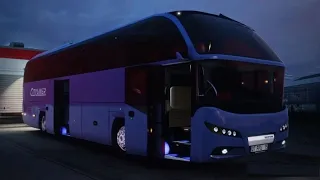 🔵Euro Truck Simulator 2|Пак карт|   Тест  автобуса Neoplan Cityline в версии 1.42.ч