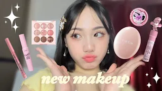 New Makeup Review + Spring Peach Makeup Look