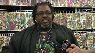 Comic Book and Toy Dealer Jason Jackson at Great Lakes Comic Con